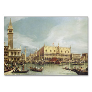 Canaletto - The Molo, Venice Table Number