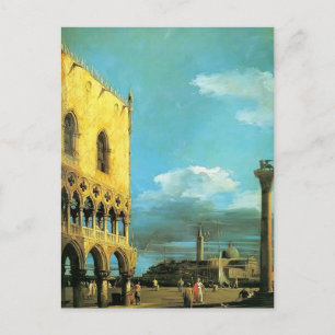 Canaletto- The Piazzet Looking South Postcard