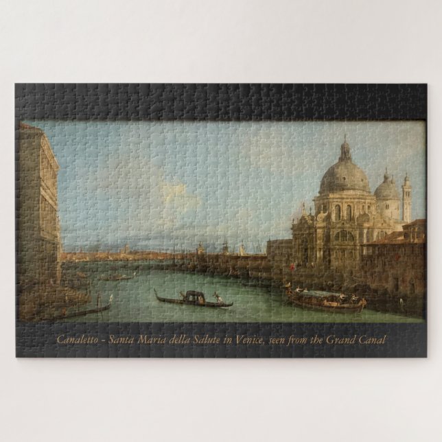 Canaletto - Venice, Grand Canal - difficult Jigsaw Puzzle (Horizontal)