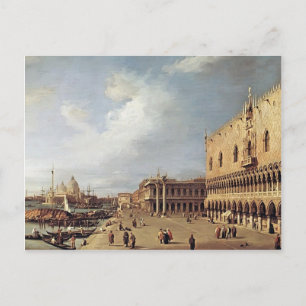 Canaletto- View of the Ducal Palace Postcard