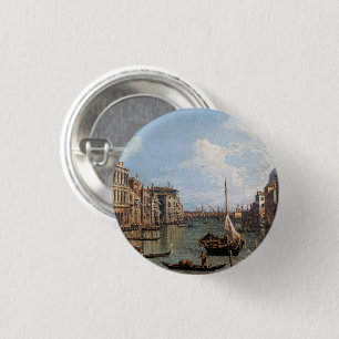 Canaletto View of the Grand Canal     3 Cm Round Badge
