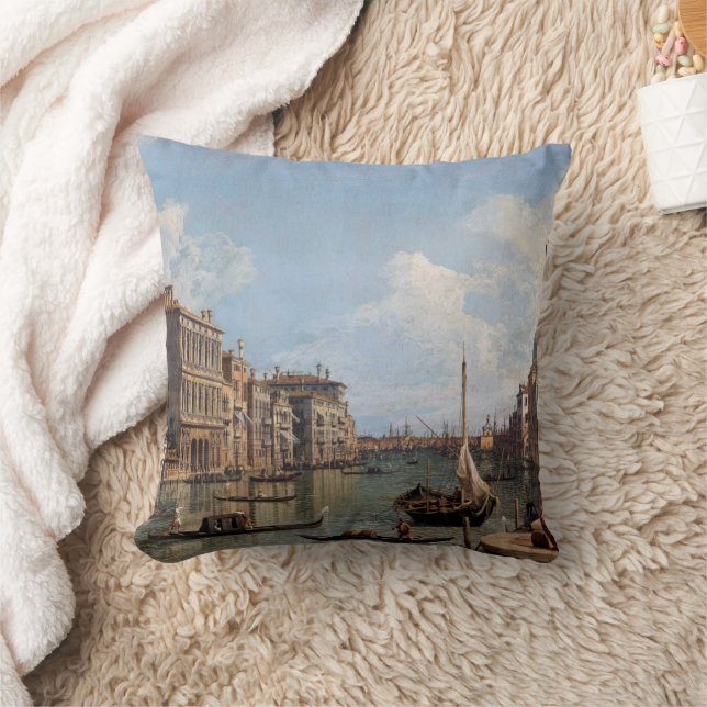 Canaletto View of the Grand Canal  Cushion (Blanket)