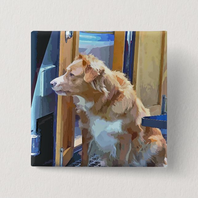 CANALS 15 CM SQUARE BADGE (Front)