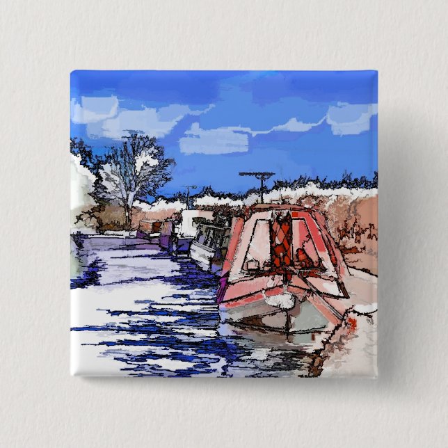 CANALS 15 CM SQUARE BADGE (Front)