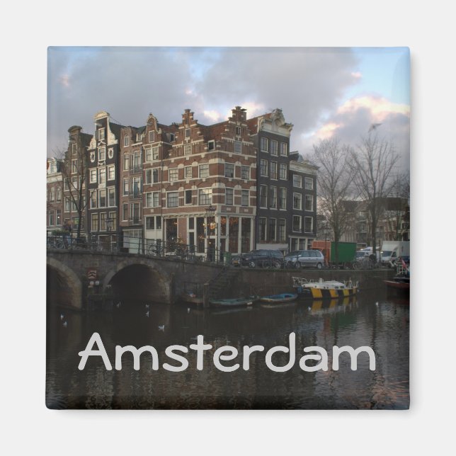 Canals in Amsterdam Magnet (Front)