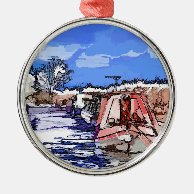 CANALS METAL TREE DECORATION (Front)