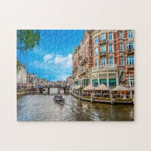 Canals of Amsterdam. Jigsaw Puzzle