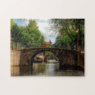 Canals of Amsterdam. Jigsaw Puzzle