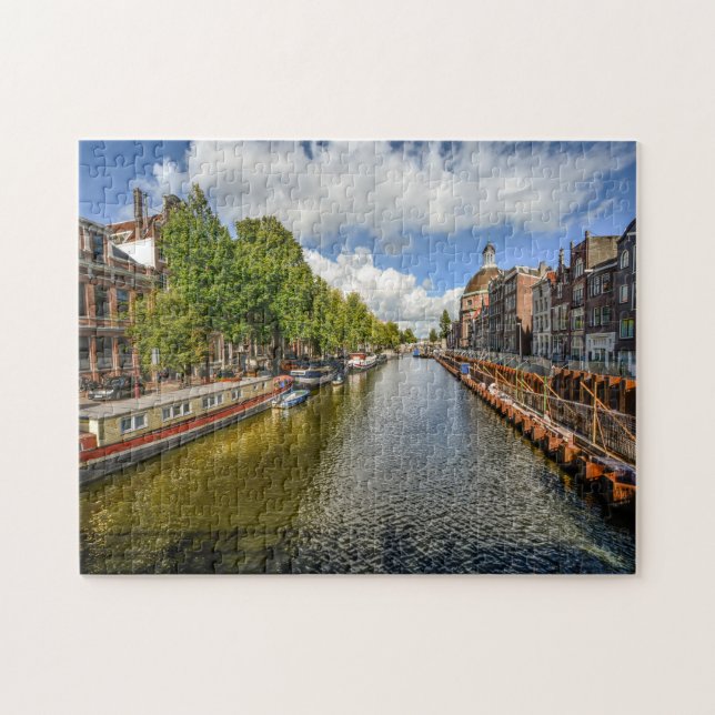 Canals of Amsterdam. Jigsaw Puzzle (Horizontal)