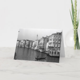 Canals of Venice Italy Card