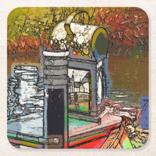 CANALS SQUARE PAPER COASTER