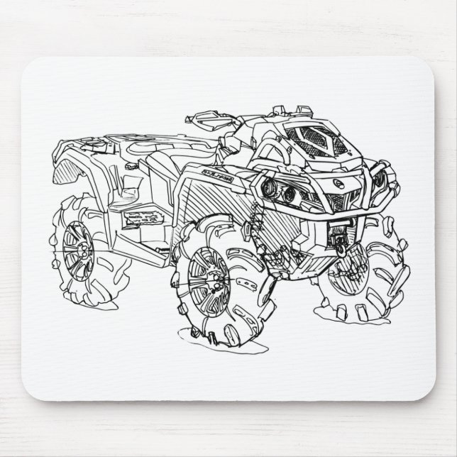 CanAm Outlander XMR 2013 Mouse Pad (Front)