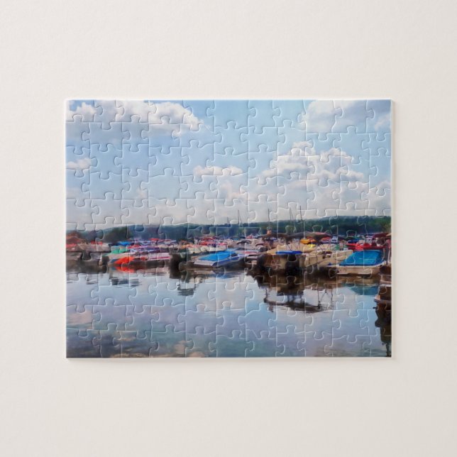 Canandaigua City Pier Jigsaw Puzzle (Horizontal)