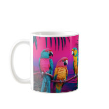 Canarie and Parrot Mug
