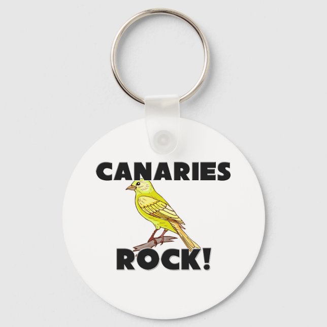 Canaries Rock Key Ring (Front)