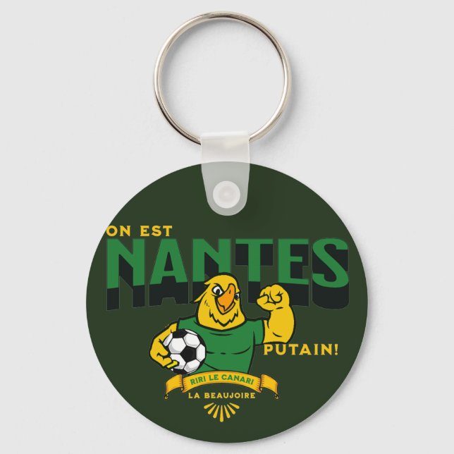 canaris nantes   key ring (Front)