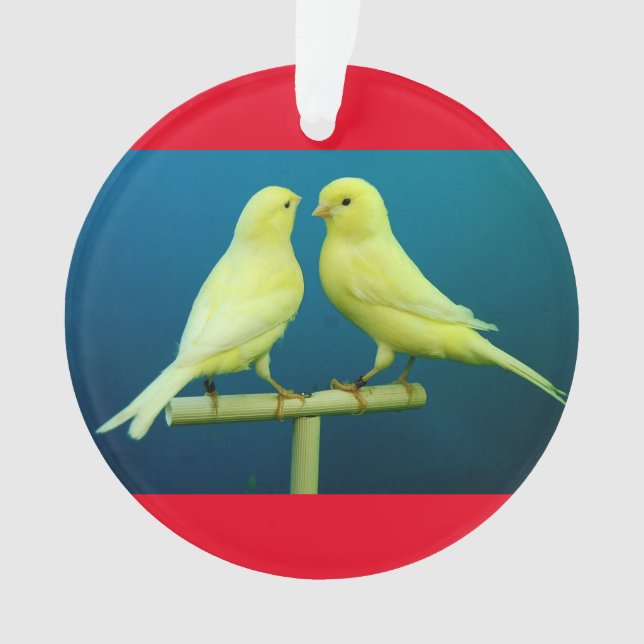 Canary Christmas Tree Ornament (Front)