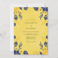Canary Indigo Petal Wedding