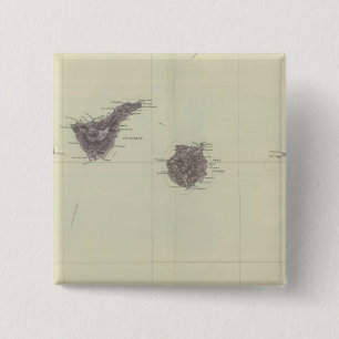 Canary Islands 15 Cm Square Badge