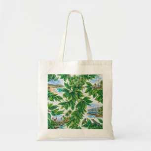 Canary Islands Botanical Ocean Travel Tote Bag