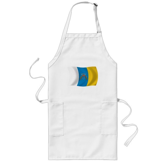 Canary Islands Flag Apron (Front)