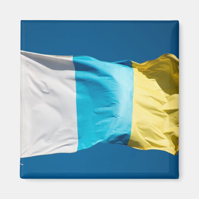 Canary Islands Flag Magnet (Front)