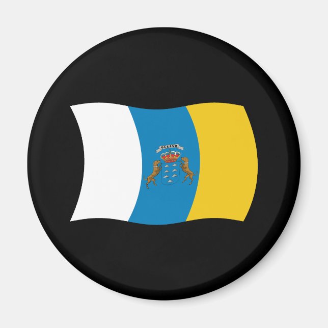 Canary Islands Flag Magnet (Front)
