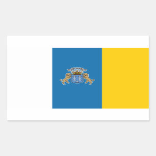 Canary* Islands Flag Sticker