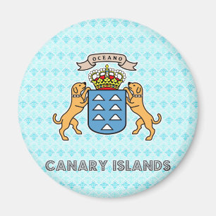 Canary Islands High Quality Coat of Arms Magnet