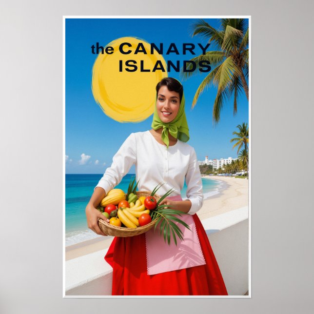 Canary Islands Poster  (Front)