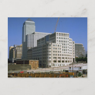 Canary Wharf building, London, England, U.K. Postcard