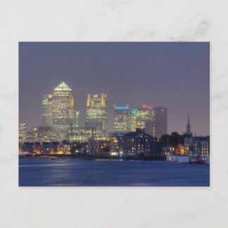 Canary Wharf postcard