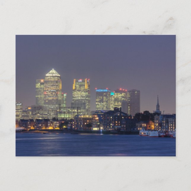 Canary Wharf postcard (Front)