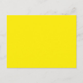 Canary Yellow Postcard