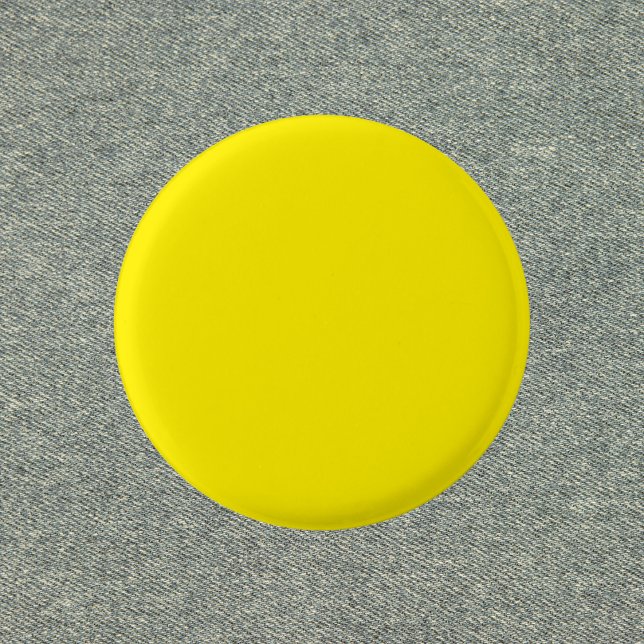Canary Yellow Solid Colour 3 Cm Round Badge (Creator Uploaded)