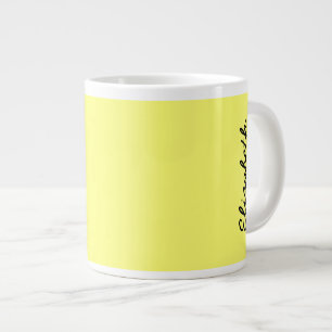 Canary Yellow Solid Colour Large Coffee Mug
