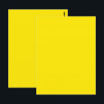 Canary Yellow Solid Colour  Postcard<br><div class="desc">Postcard Postal Greeting Note Post Card printed with Canary Yellow Solid Colour artwork design illustration by TheFabricSeal at Zazzle.com #Zazzle Made https://www.zazzle.com/store/thefabricseal. Canary Yellow is a midtone, bright, glowing firefly yellow-green with a chartreuse undertone. Yellowish colour tone, being, having, or chraacterised by hue, and is a moderate yellow with a...</div>