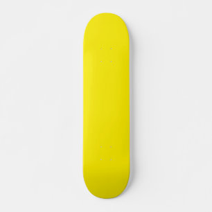 Canary Yellow Solid Colour Skateboard