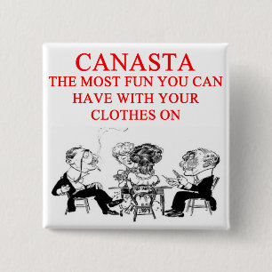 CANASTA 15 CM SQUARE BADGE
