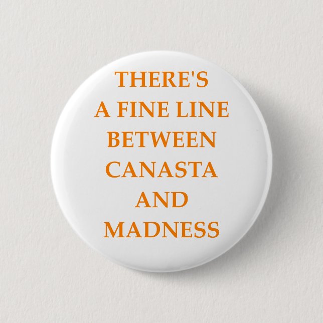 CANASTA 6 CM ROUND BADGE (Front)