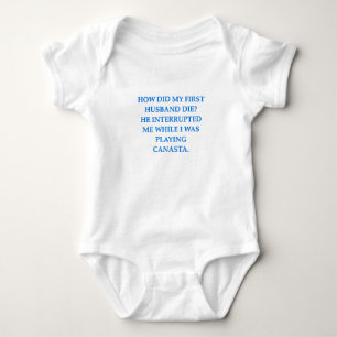 canasta baby bodysuit