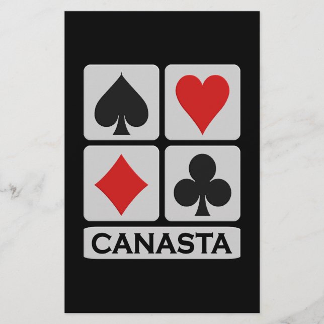 Canasta flyer - customise (Front)