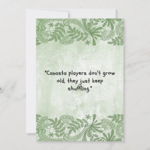 Canasta Greeting Card