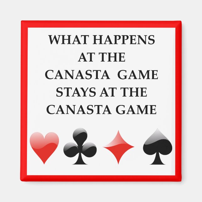 CANASTA MAGNET (Front)