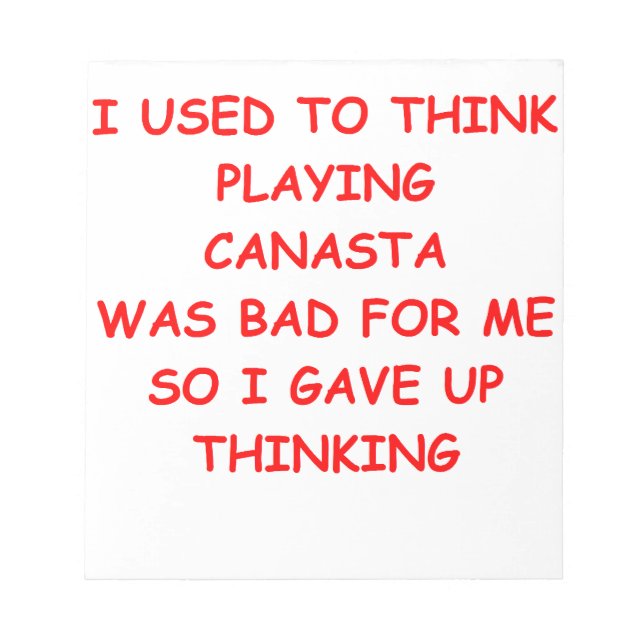 canasta notepad (Front)