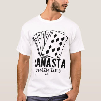 Canasta party time | Funny canasta player T-Shirt