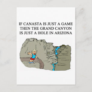 CANASTA player Postcard