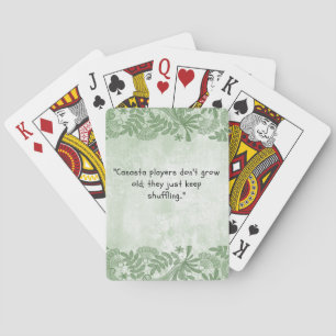 Canasta Players Saying Playing Cards