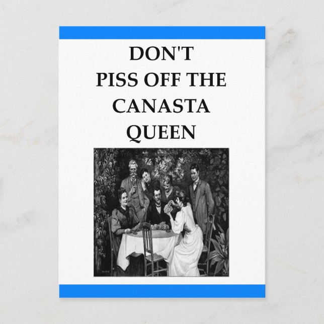 CANASTA POSTCARD (Front)