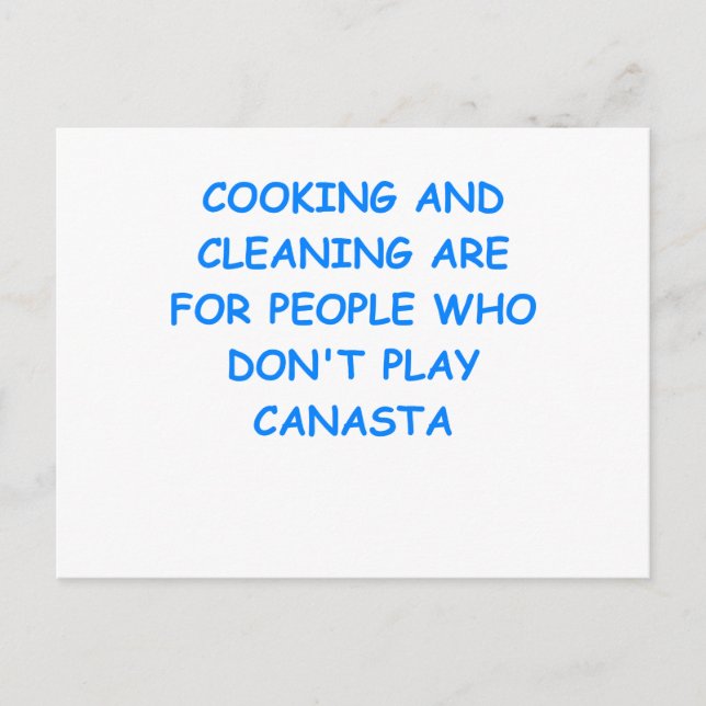canasta postcard (Front)